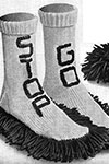 Stop and Go Shoe Socks and Hair Dos pattern