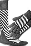 Striped Socks and Gloves pattern