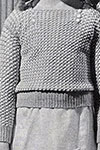 childs knitted slipon pattern