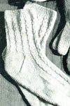 mock cable socks