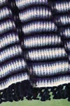 shaded stripes afghan pattern