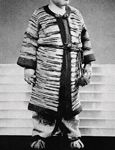 Boy's Bath Robe and Slippers Pattern #610