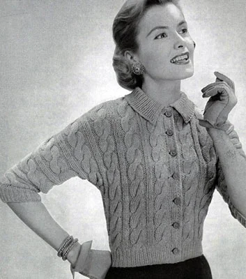 Cardigan Sweater Pattern No. 466