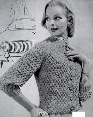 Cardigan Sweater Pattern No. 485