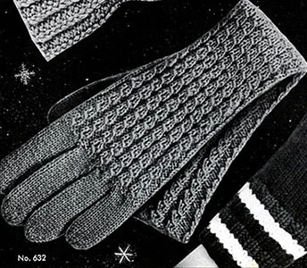 Women's Long Gloves Pattern #632