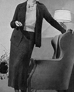Twill Knit Suit Pattern #189