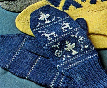 Lady's Fair Isle Mittens Pattern