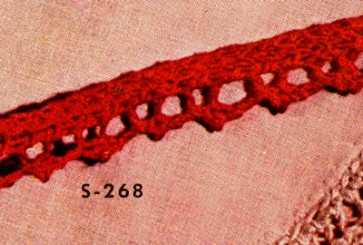 Knitted Edging No. S268 Pattern
