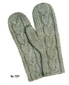 Ladies' Jiffy Mittens Pattern #157
