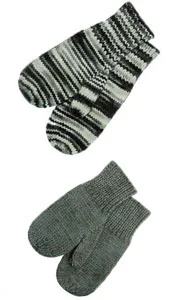 Children's Mittens 4-6-8 Year Olds Pattern #166