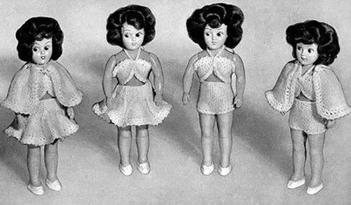 Bathing Beauties Doll Pattern #563