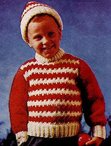 Bulky Slip On and Matching Hat Pattern #929