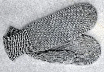 Girls and Ladies Mittens Pattern #628
