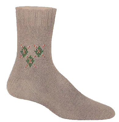 Argyle Chevron Clock Socks Pattern #72-109