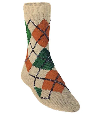 Small-Diamond Argyle Socks Pattern #7267