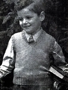 Boy's Sleeveless Sweater Pattern #146