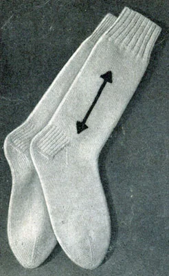 Clock Socks Pattern