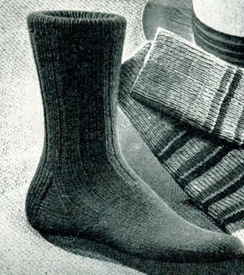 Ribbed Socks Pattern #297