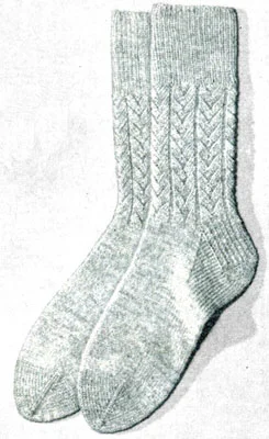 Herringbone Socks Pattern #303