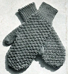 Mittens Pattern #387