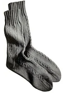 Cable Sport Socks Pattern