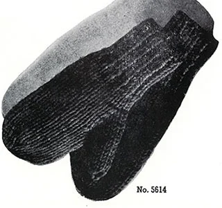 Speed Knit Mittens Pattern #5614