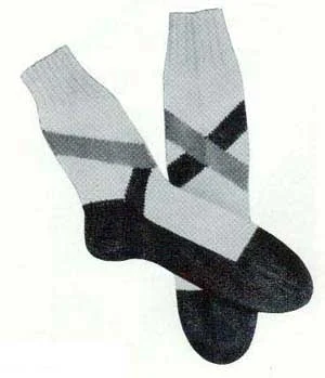 Men's and Boys' Ski Socks with Cross-Bands