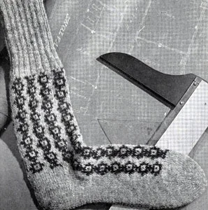 Men's Sock Pattern No. 522