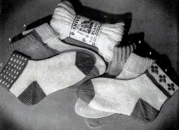 Children's Sock Pattern No. 525