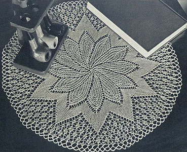 Full Bloom Doily Pattern #12-58