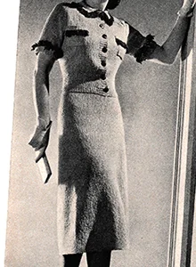 Flicker Fringe Dress Pattern #1133