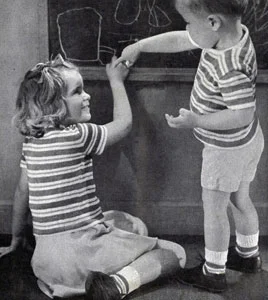 Joan and Tommy Basque Shirt and Socks Pattern #5131 | Sizes 2, 4, 6
