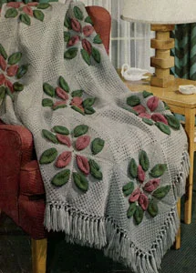 Petal Drops Afghan Pattern #6141