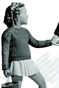 Girl's Sweater Pattern #1534