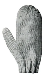 Two Needle Mittens Pattern