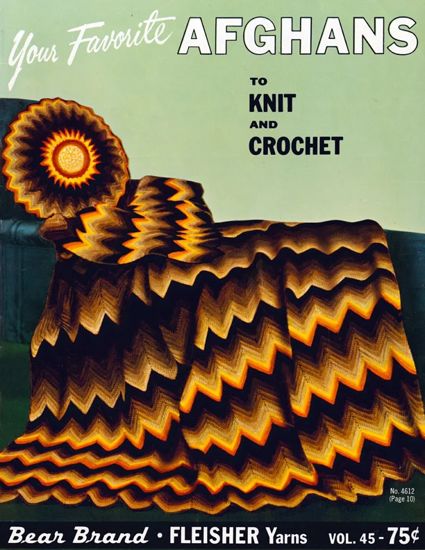Your Favorite Afghans to Knit and Crochet | Bernhard Ullmann No. 45